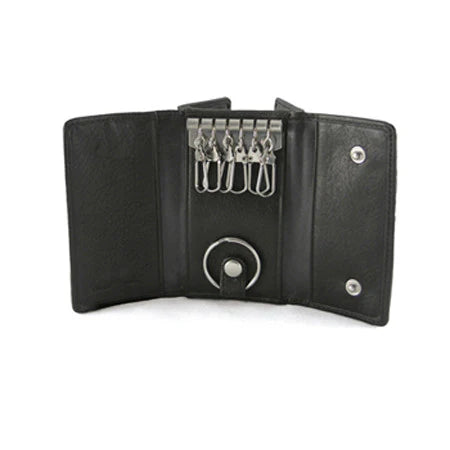 Osgoode Marley Leather Double Key Wallet- 1594 Black