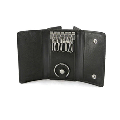 Osgoode Marley Leather Double Key Wallet- 1594 Black