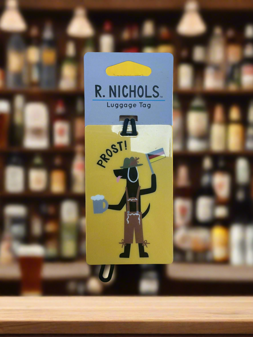 R. NICHOLS Placard Luggage Tag-$5