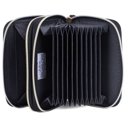 Julia Buxton RFID Vegan Leather Wizard Wallet
