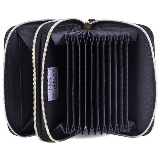 Julia Buxton RFID Vegan Leather Wizard Wallet