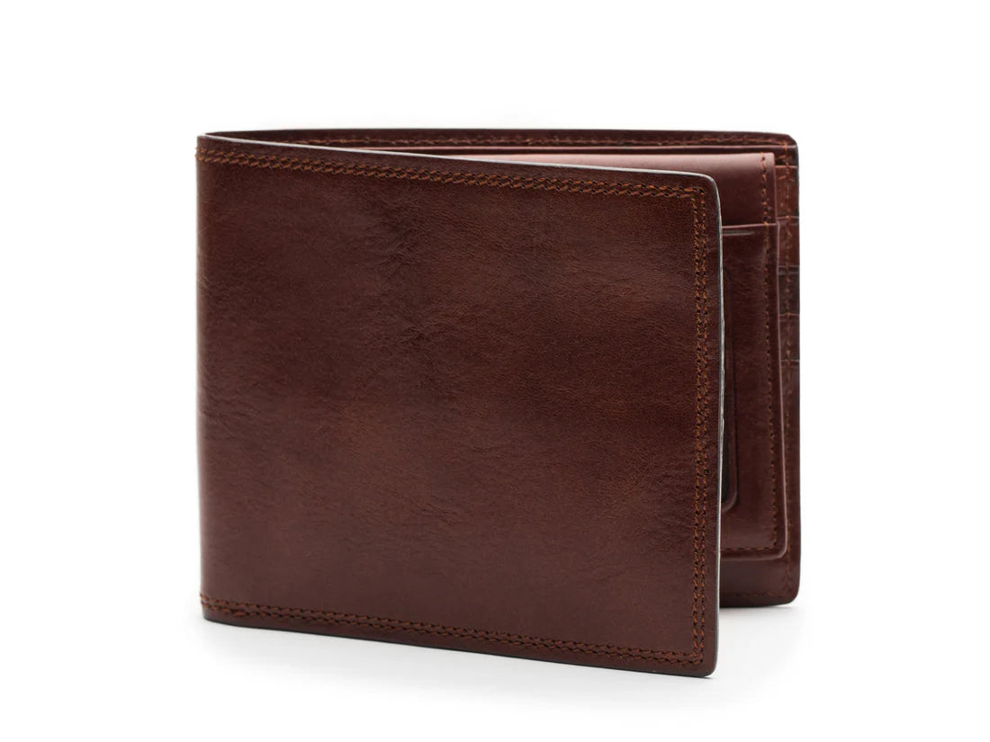 BOSCA OLD LEATHER RFID Euro Credit Wallet w/I.D. Passcase