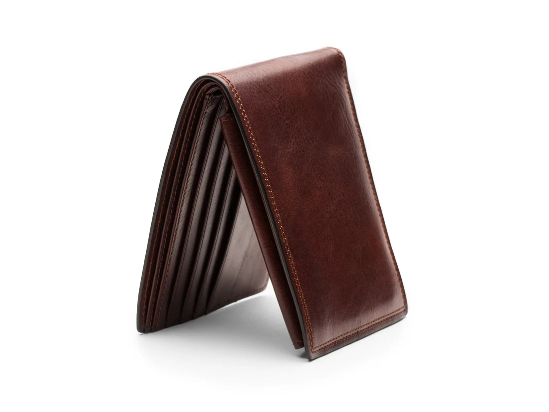 BOSCA OLD LEATHER RFID Euro Credit Wallet w/I.D. Passcase