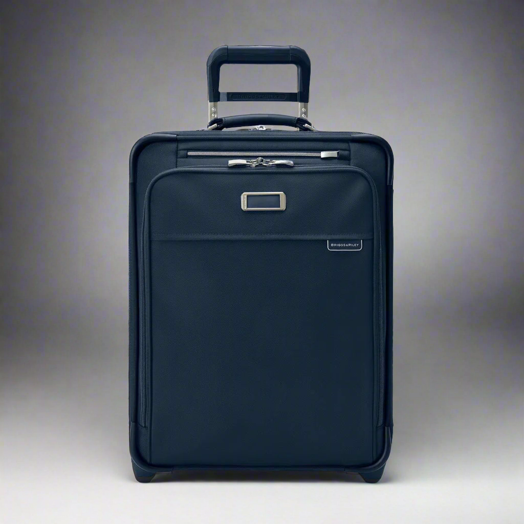 Briggs & Riley Baseline 21” Global 2-Wheel Softsided Carry-On with Suiter (Free Monogram)- BLU121CXW