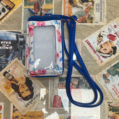 Julia Buxton Vegan Leather RFID Everywhere Crossbody Cellphone Wallet Bag