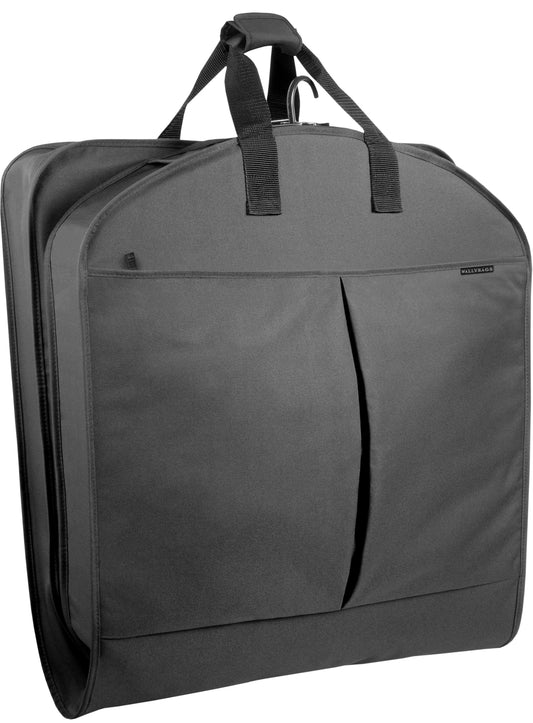 WALLYBAGS 45” Deluxe Extra Capacity Travel Garment Bag with Two Accessory Pockets- In Store Pickup Only Black