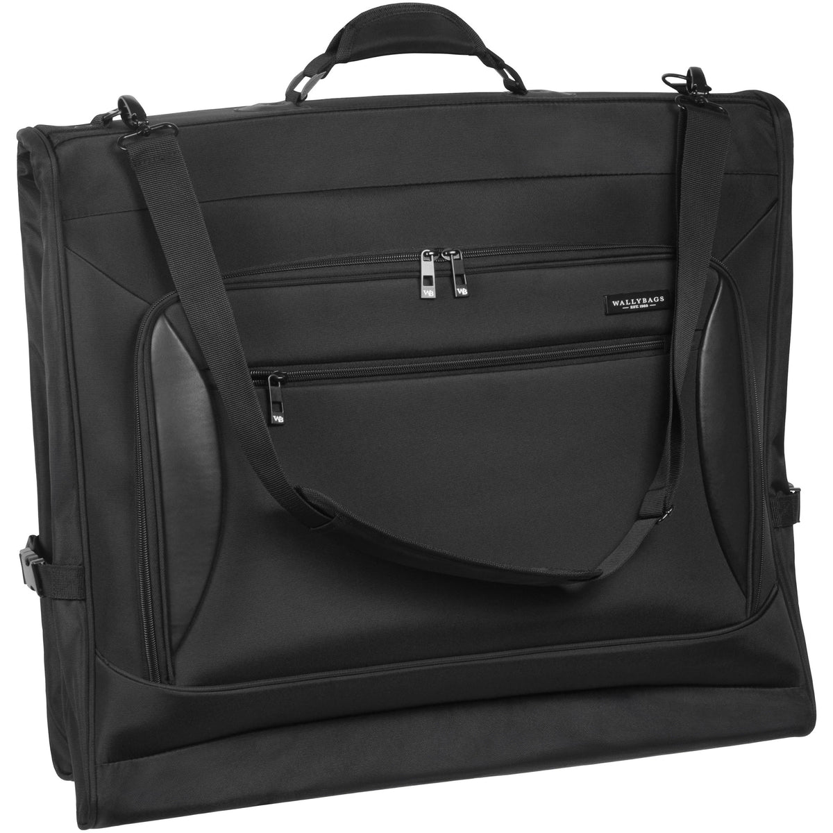 WALLYBAGS Solutions 45" Premium Garment Bag with shoulder strap and multiple pockets