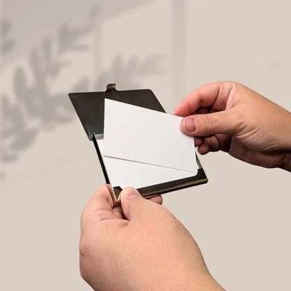 Monarque Stainless Steel Business Card Case