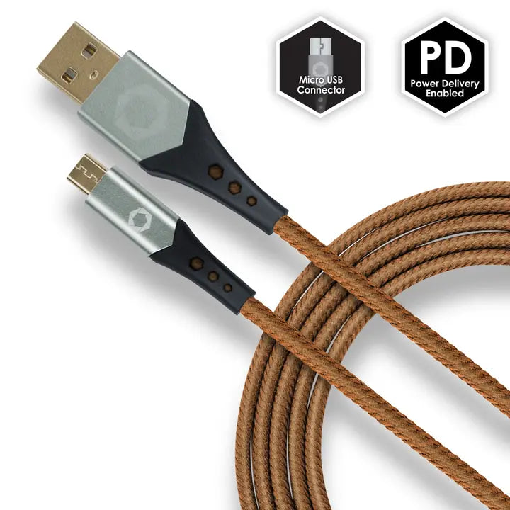 Celltronix Mcx Titanium 6' Fast Charging Micro Usb Cable