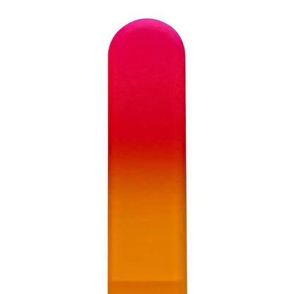 Czech Glass Nail File - Medium- Classy Colors Magenta Gold