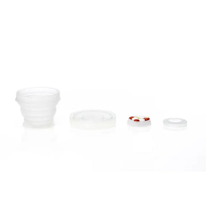 Humangear- GoCup Portable Collapsible Travel Cup Mug- Size Small White