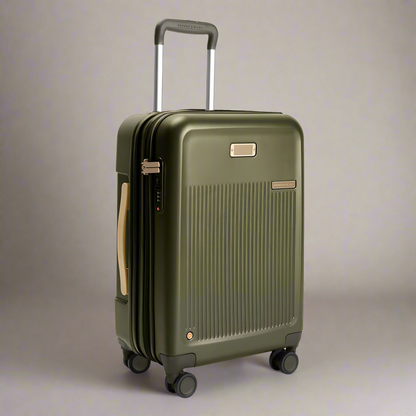 Briggs & Riley Sympatico 3.0 Essential 22" Hardside Expandable Carry-On Spinner (Free Monogram)- SU322CXSP Olive
