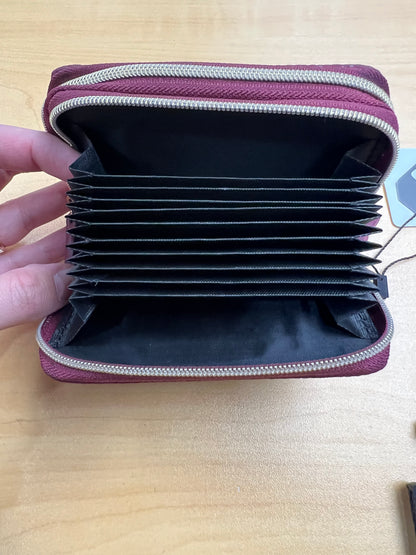 Julia Buxton RFID Vegan Leather Wizard Wallet