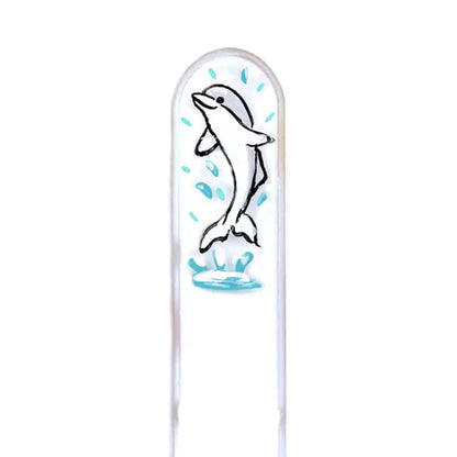 Czech Glass Nail File - Small- Hand Painted