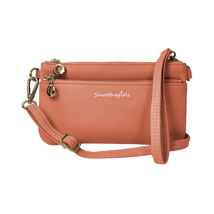 Save The Girls Vegan Bella RFID Touchscreen Phone Crossbody/Wristlet - $29.98