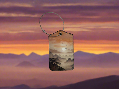 Luggage Tag- Sunset Collection Orange Sunset