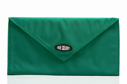 Big Skinny RFID Blocking Slimvelope Trifold Wallet Verdant Green