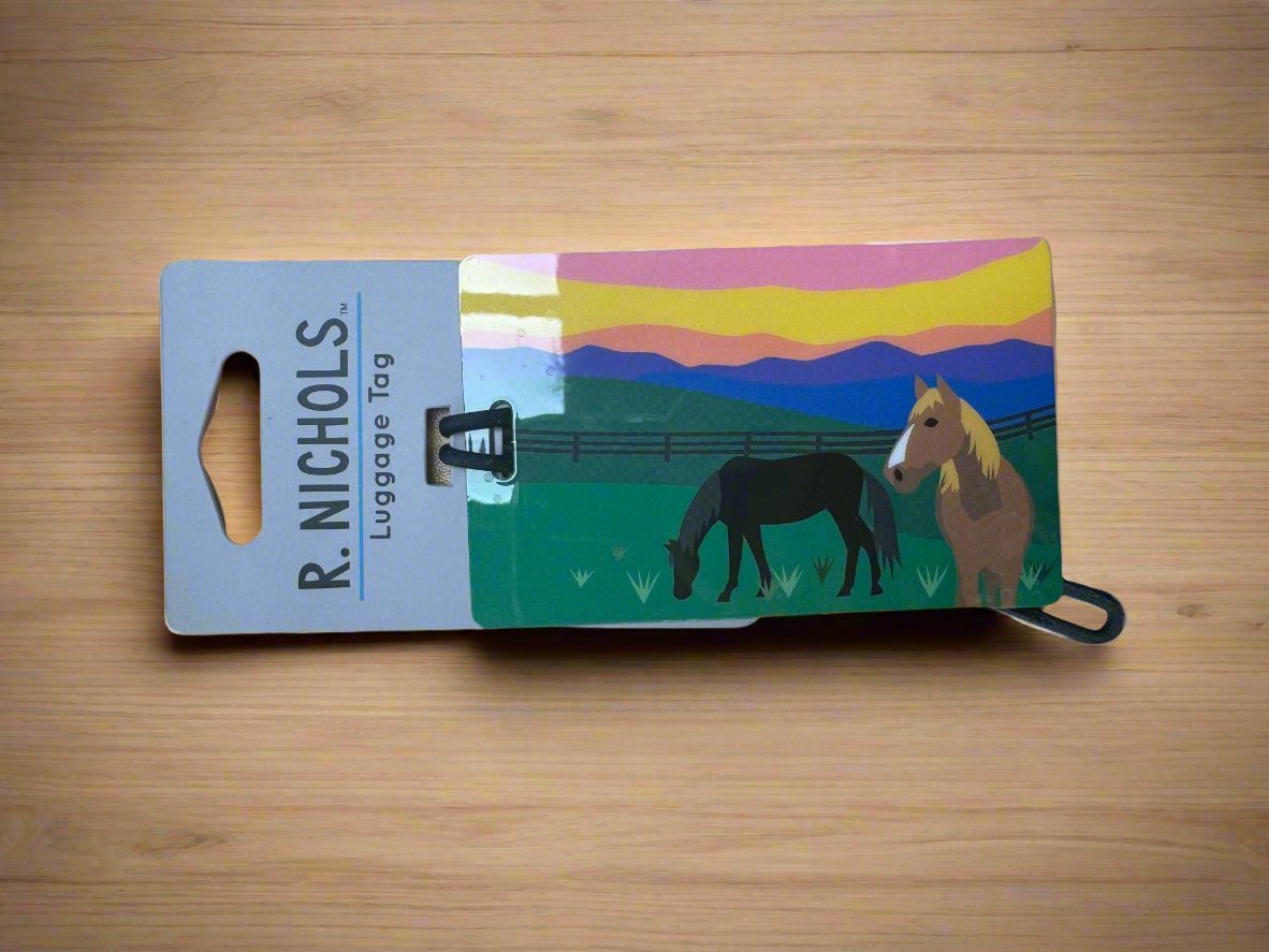 R. NICHOLS Placard Luggage Tag-$5