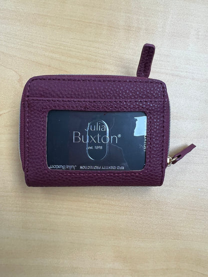 Julia Buxton RFID Vegan Leather Wizard Wallet
