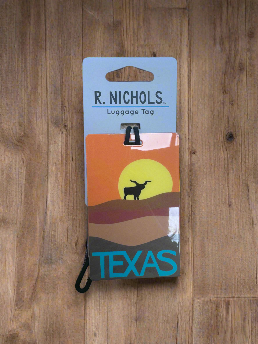 R. NICHOLS Placard Luggage Tag-$5