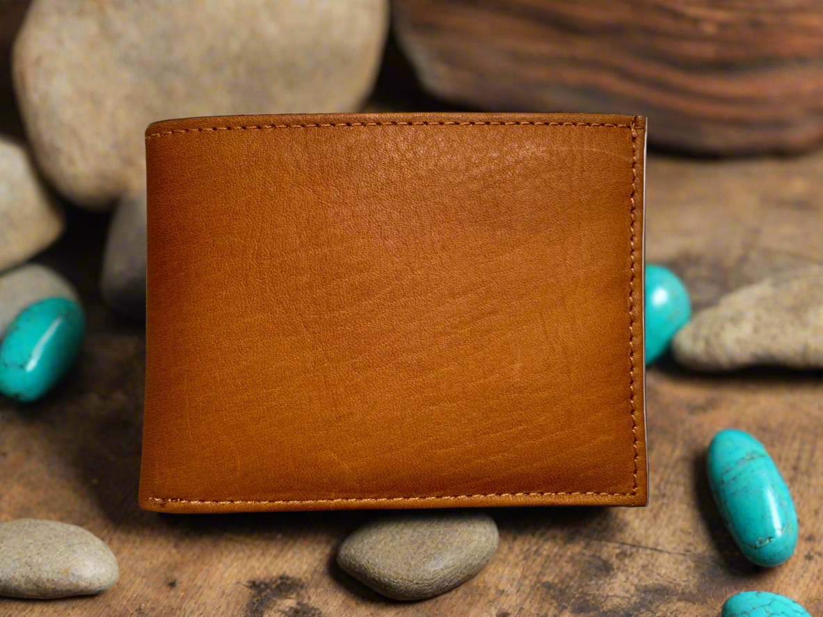 Lieber's Leather Pass Case Wallet with RFID Blocking Card- $55