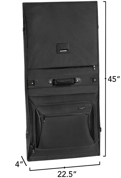 WALLYBAGS Solutions 45" Premium Garment Bag with shoulder strap and multiple pockets