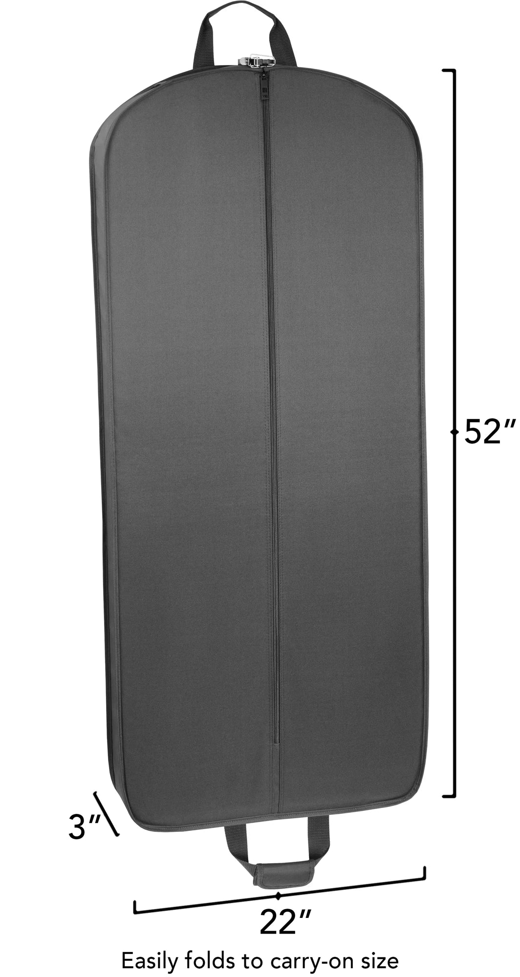 WALLYBAGS 52” Deluxe Travel Garment Bag with Two Pockets
