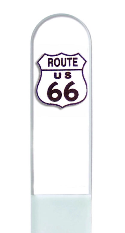 Czech Crystal Nail File - Size Small- Hand Painted Collection Route 66