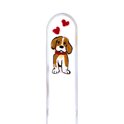 Czech Crystal Nail File- Size Medium- Hand Painted Collection