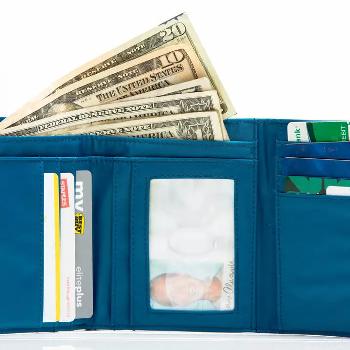 *New* Big Skinny RFID Blocking Trixie Trifold Wallet