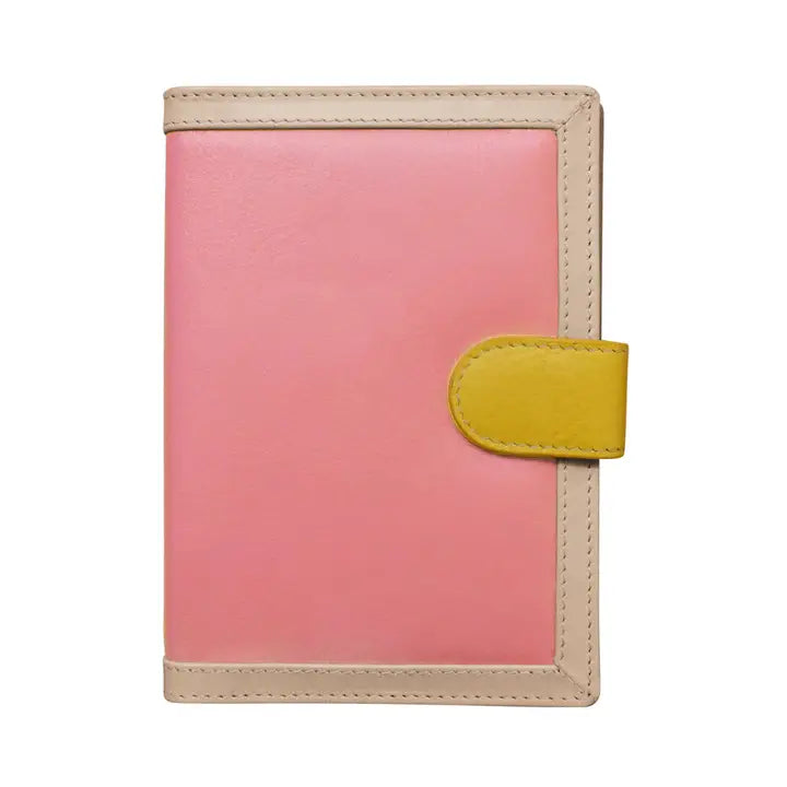 ili New York Leather RFID Multi Color Passport Wallet