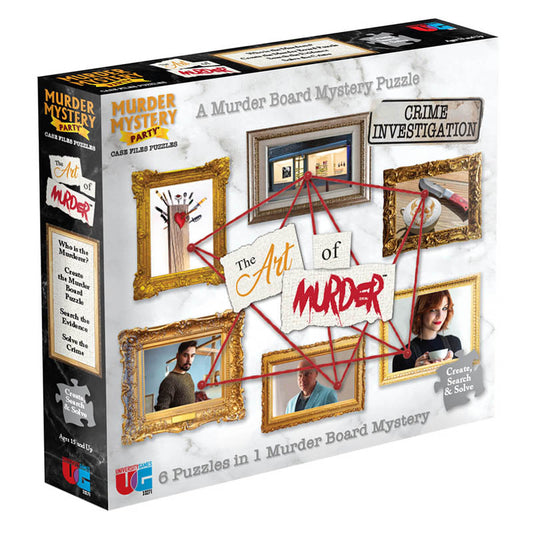 On Sale- University Games- Murder Mystery Party Case File Puzzle: The Art Of Murder 1000pc Puzzle