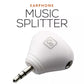 Go Travel Earphone Music Splitter