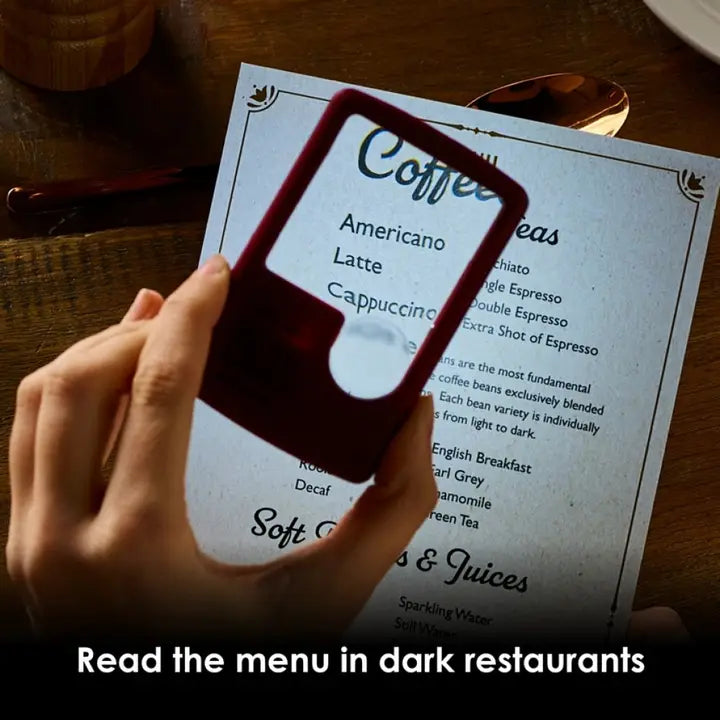 if USA Light Up Menu Magnifier