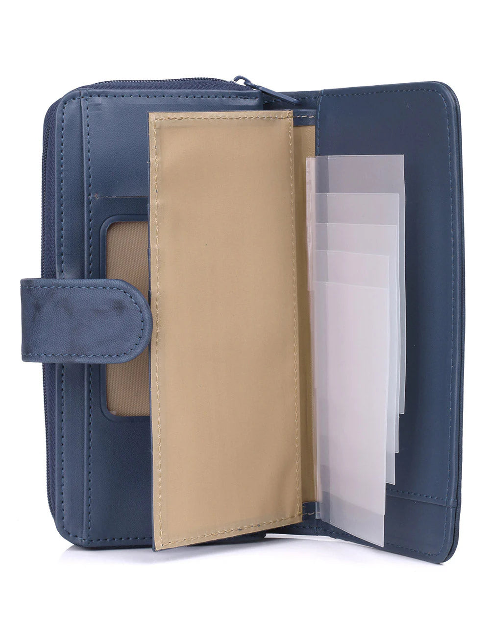 Julia Buxton Heiress Leather Checkbook Wallet w/ RFID