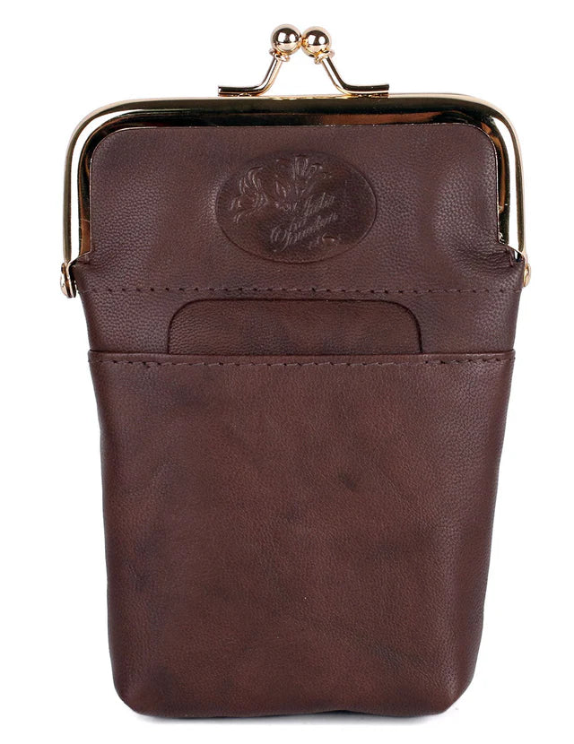 Julia Buxton Cigarette Pouch Mahogany