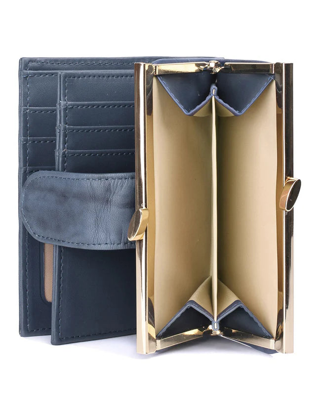 Julia Buxton Heiress Leather Double Cardex w/ RFID