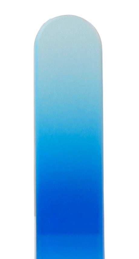 Czech Crystal Nail File - Size Small- Classy Color Collection White Blue