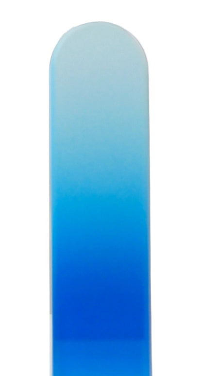 Czech Crystal Nail File - Size Small- Classy Color Collection White Blue