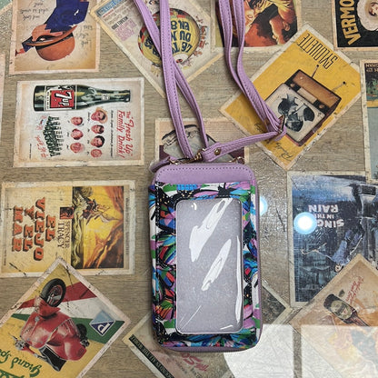 Julia Buxton Vegan Leather RFID Everywhere Crossbody Cellphone Wallet Bag