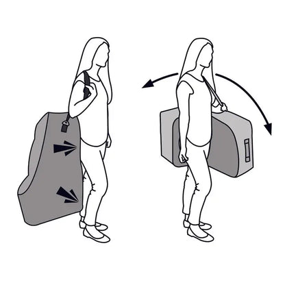 JL Childress Universal Side-Carry Car Seat Travel Bag