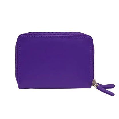 Cartera de cuero con estuche tipo acordeón RFID New York de ili