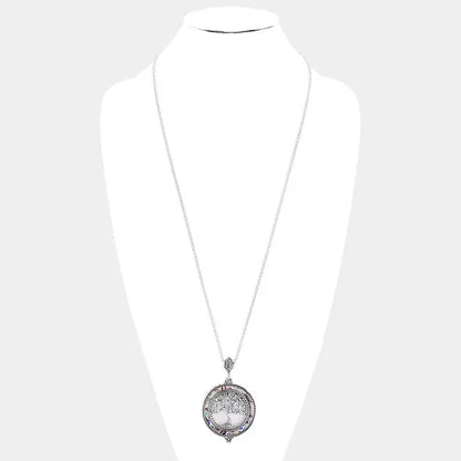 The Tizana 6x Magnifying Glass Pendant Necklace