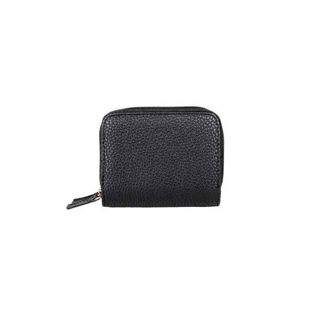 Julia Buxton RFID Vegan Leather Wizard Wallet Black