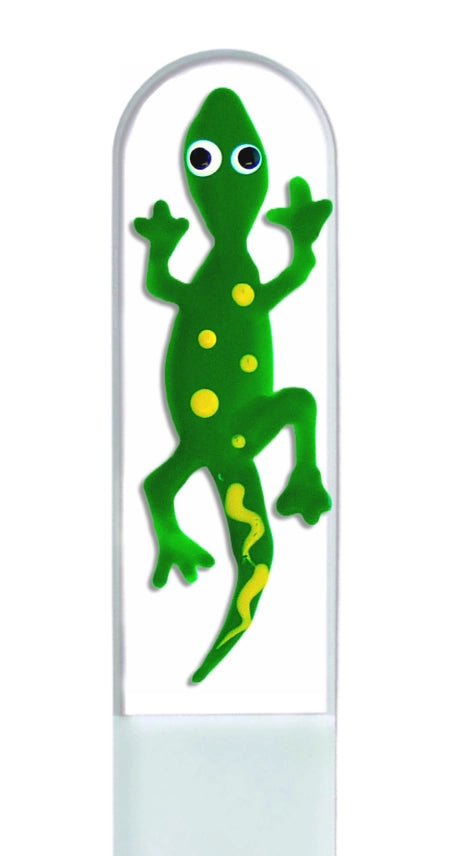 Czech Crystal Nail File - Size Small- Hand Painted Collection Lizard