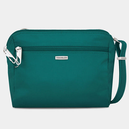 Travelon Anti-Theft RFID Crossbody Pack/Purse Spruce