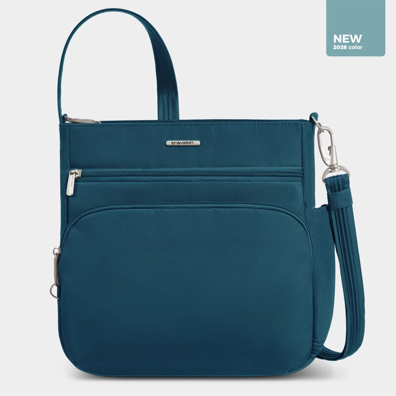 Travelon Anti-Theft RFID Classic N/S Crossbody Teal