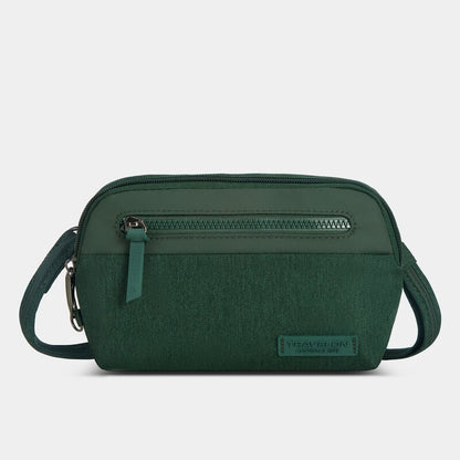 Travelon Anti-Theft RFID Metro Convertible Small Crossbody Forest Heather