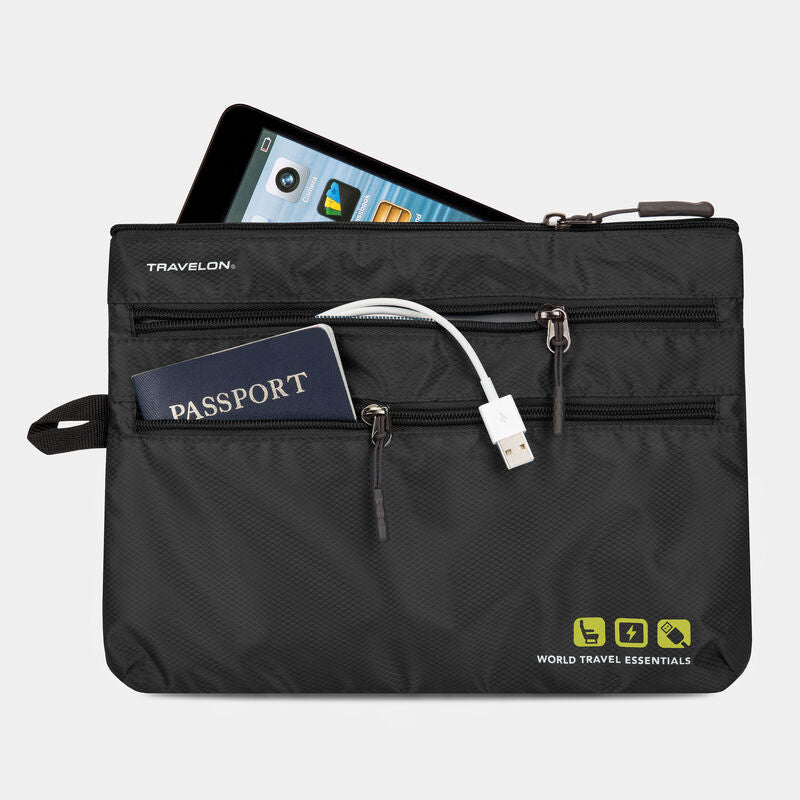 Travelon World Travel Essentials Seat Pack Organizer/Device Holder