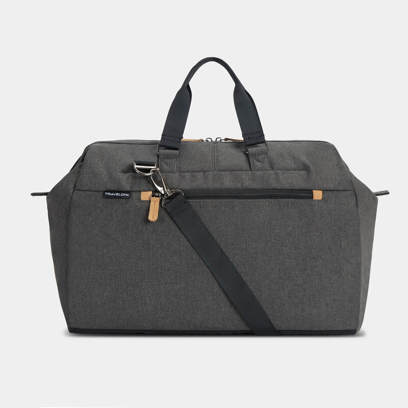 Travelon RFID Transit Carry-On Weekender Duffle with passthrough trolley sleeve